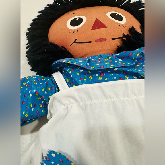 Vintage 1994 African American Playskool Raggedy Ann Cloth Doll 20 Inches EUC - Picture 8 of 9